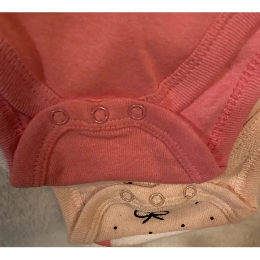 Koala Baby Onepiece Bodysuit  4 Pc Set Tutu Pink Ballerina Dancer Bows  3-6 Mth